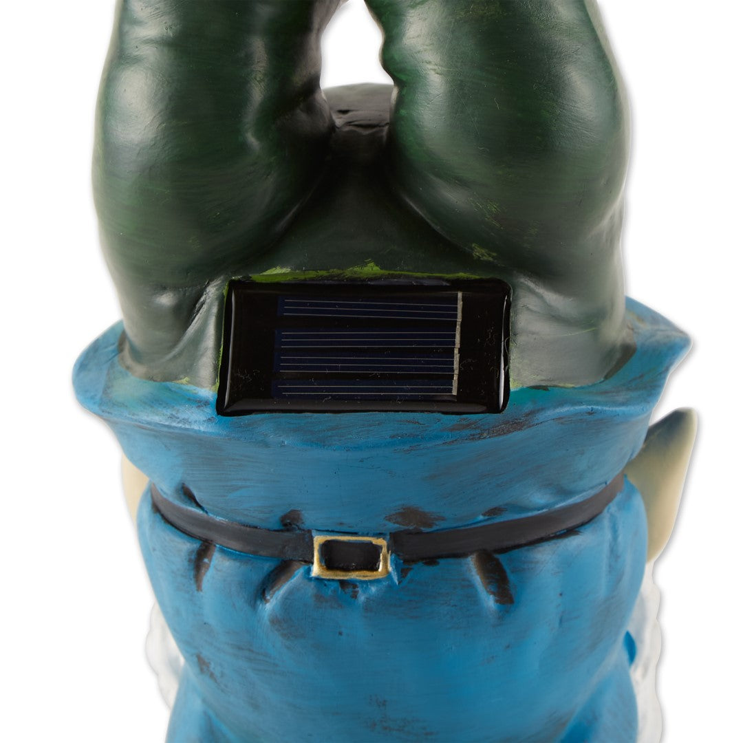 Handstand Solar Gnome Figurine 