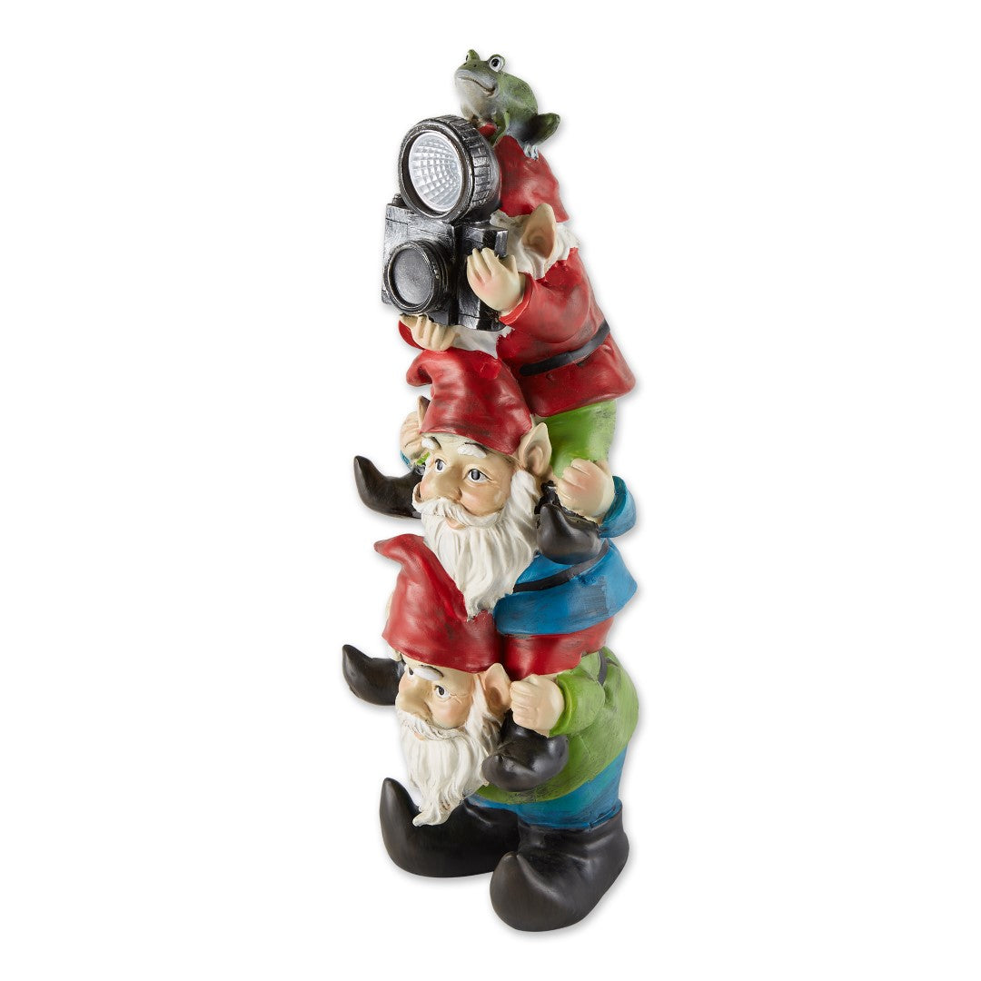 Stacked Solar Gnome Figurine 