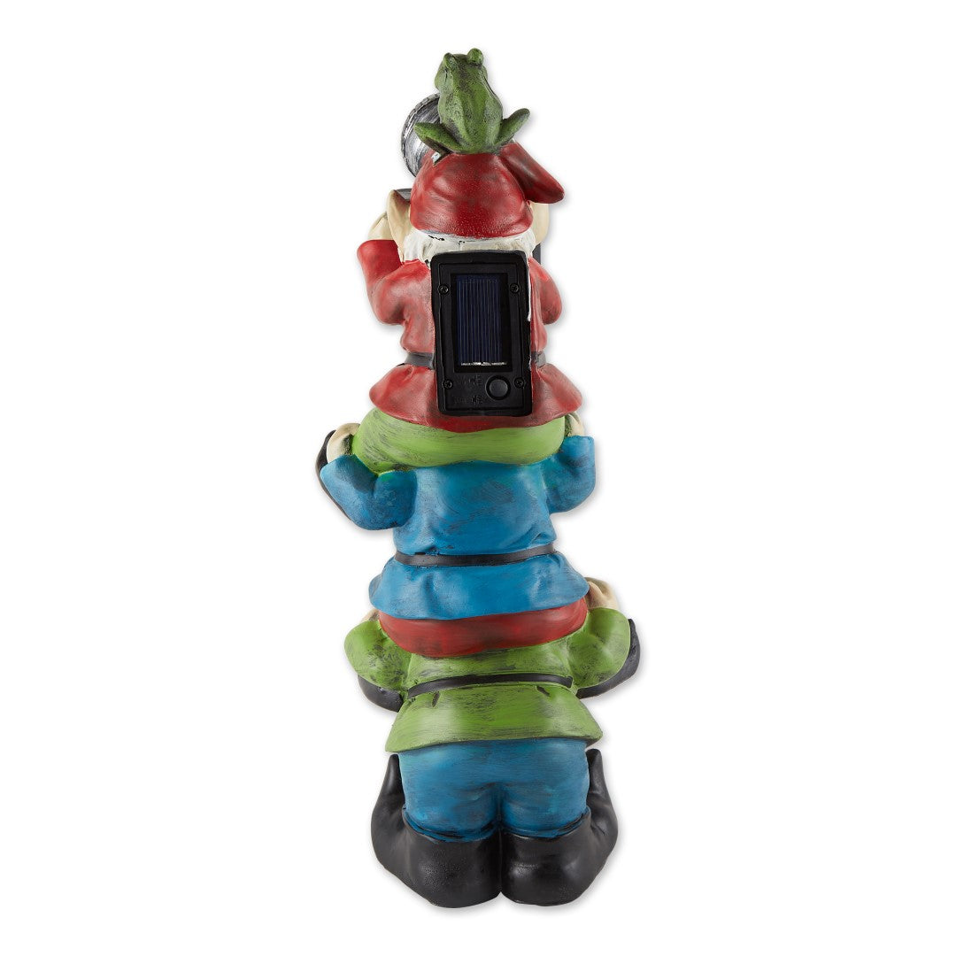 Stacked Solar Gnome Figurine 