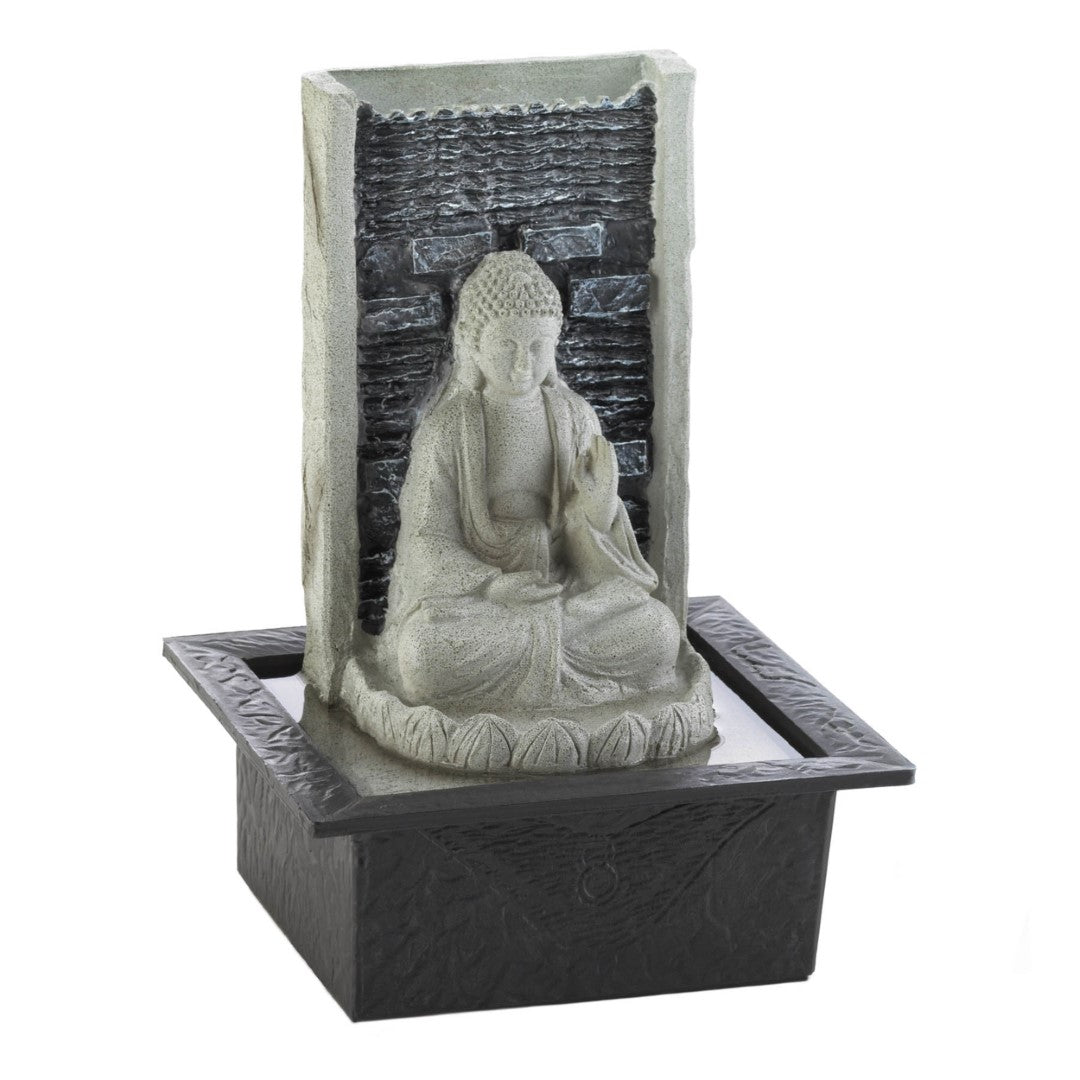 Buddha Cascading Tabletop Fountain (Incl. Pump) 