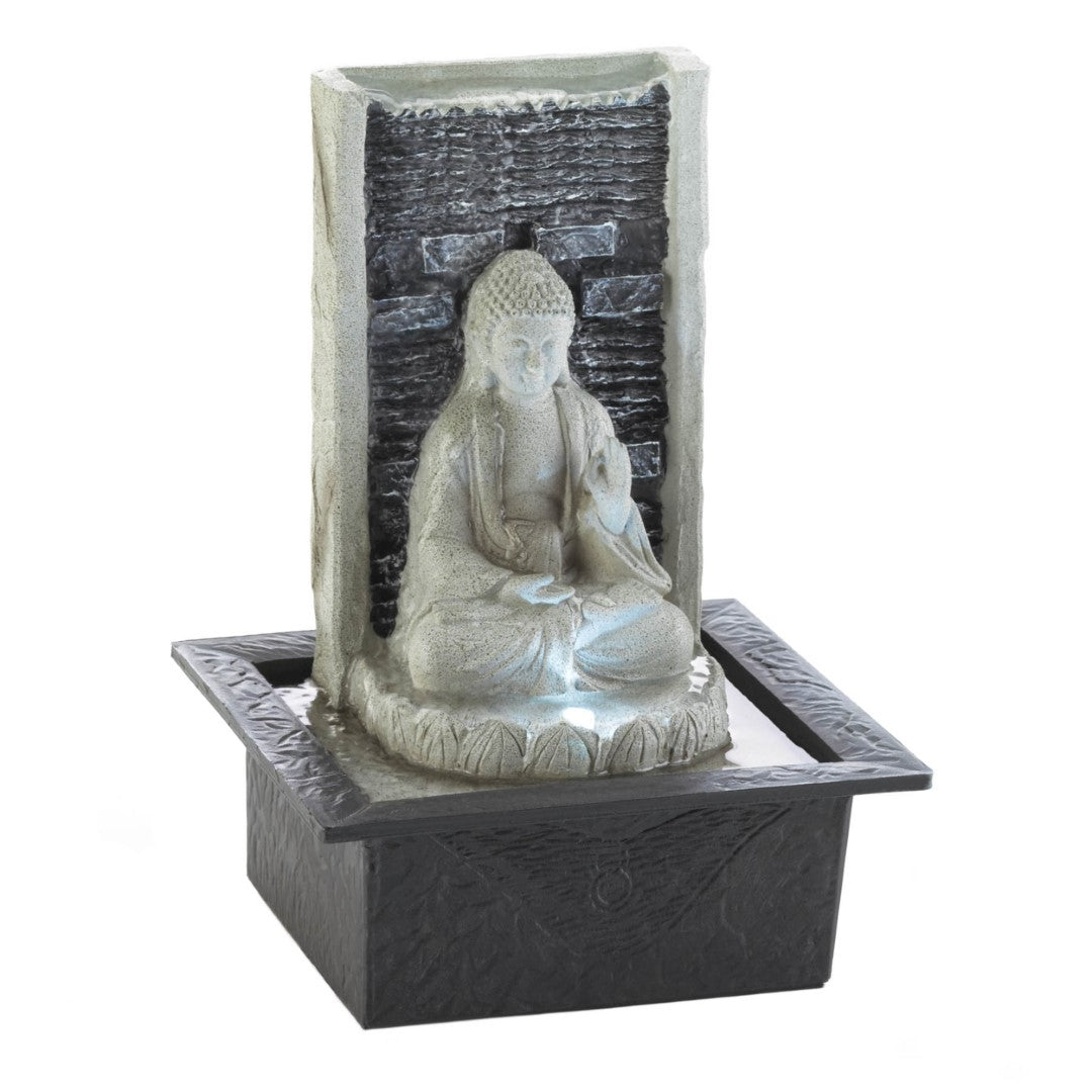 Buddha Cascading Tabletop Fountain (Incl. Pump) 