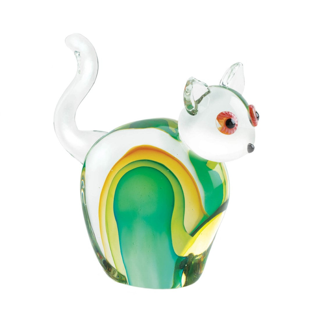 Cat Art Glass 