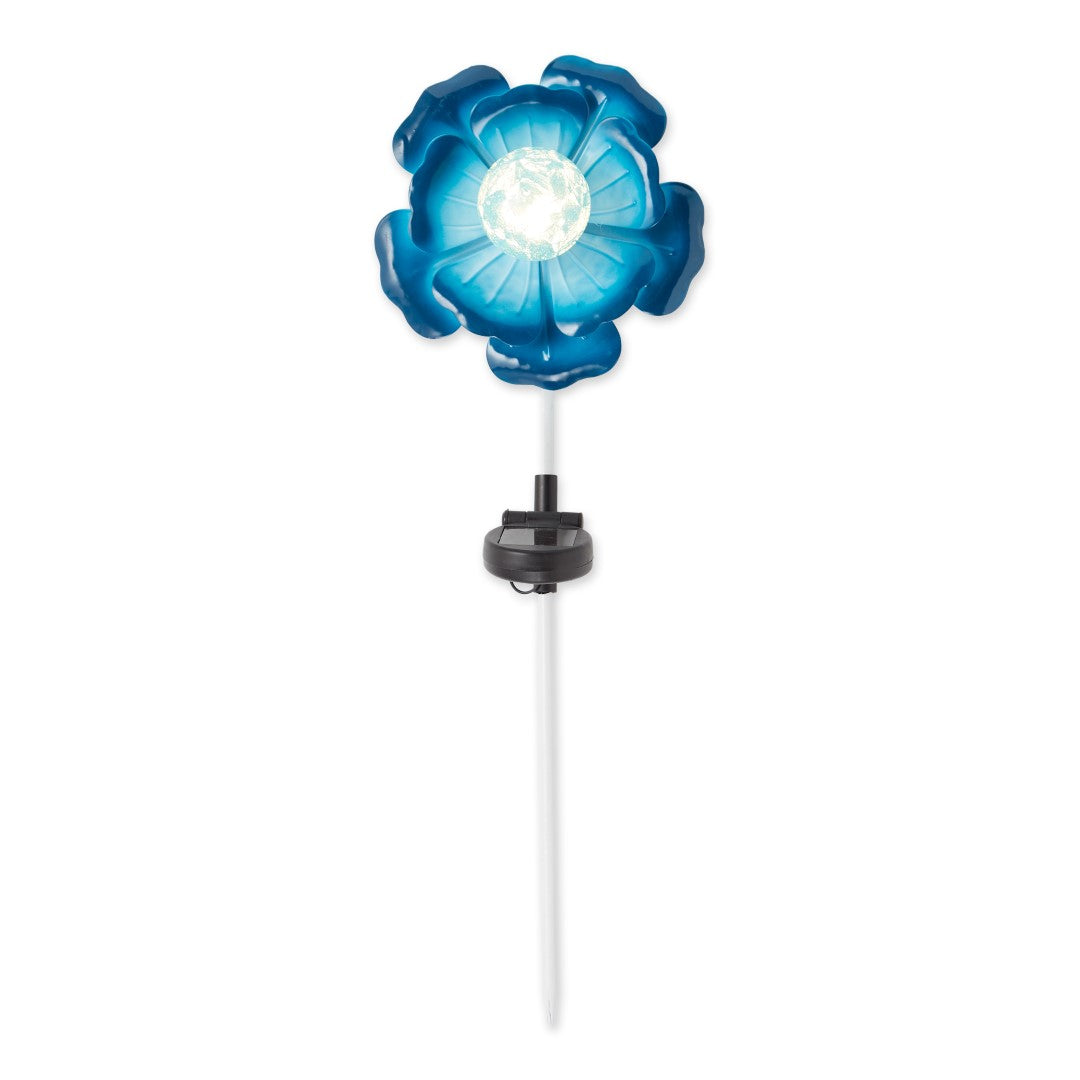 Blue Flower Solar Stake 