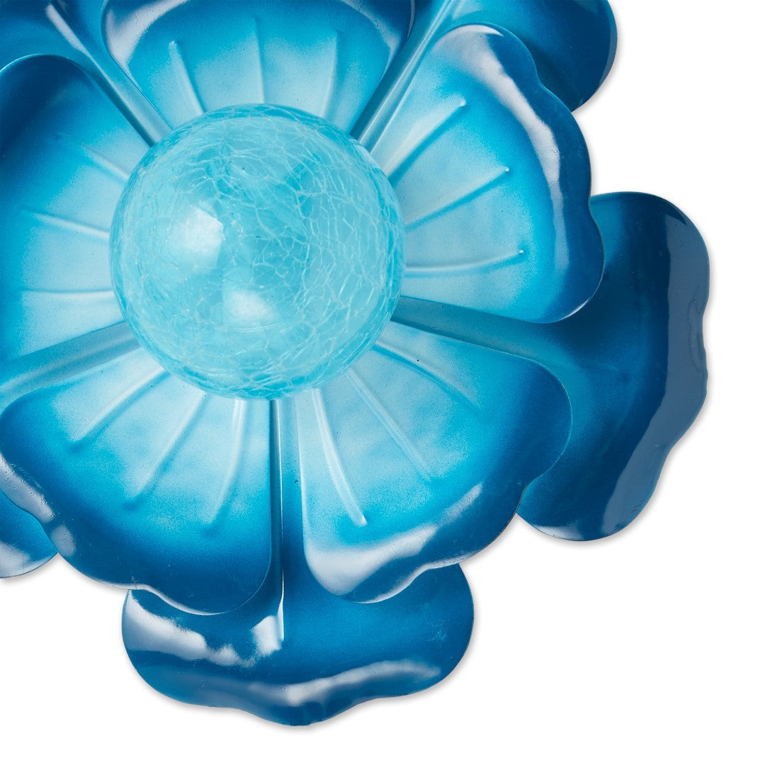 Blue Flower Solar Stake 