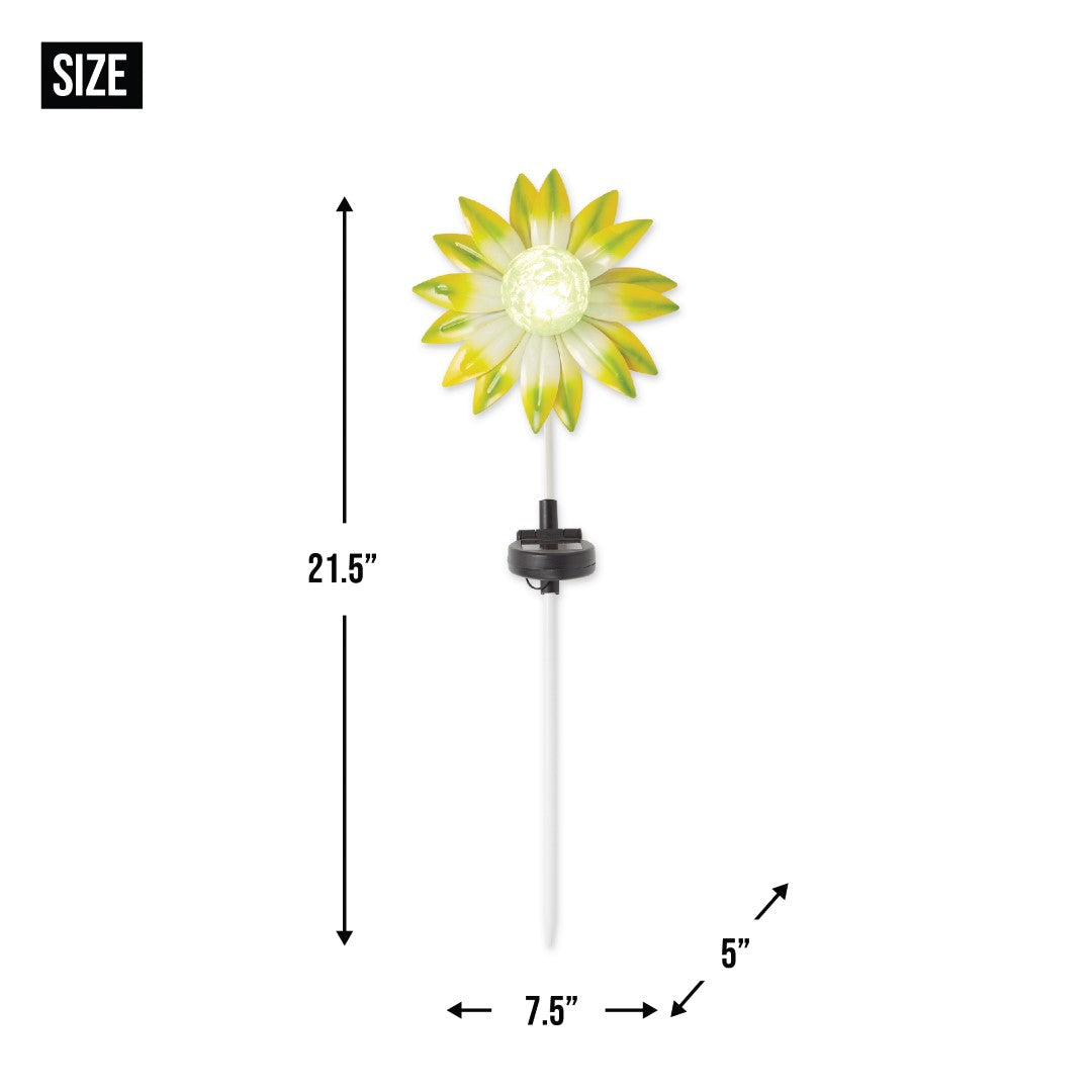 Green Flower Solar Stake 