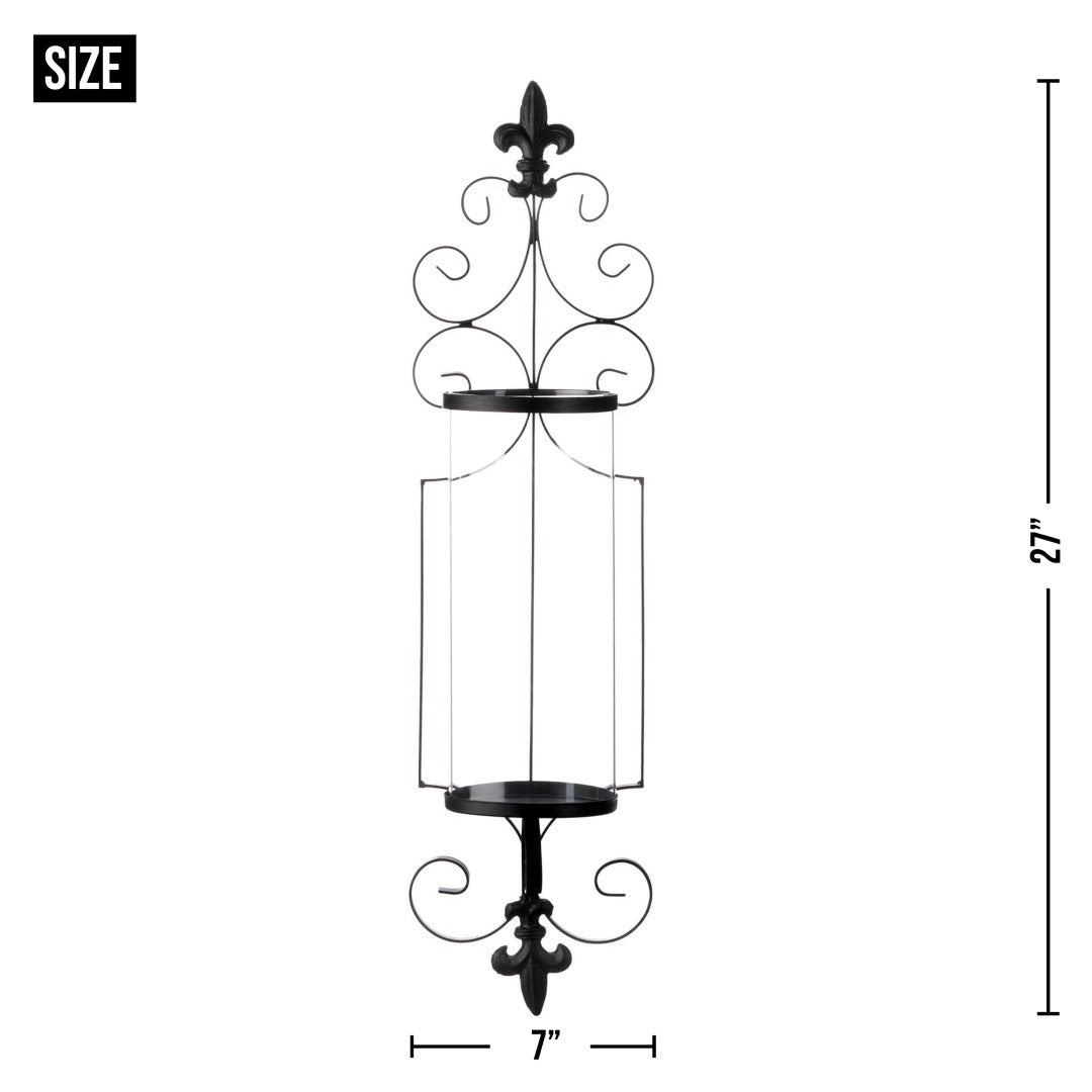 Fleur-De-Lis Wall Sconce 