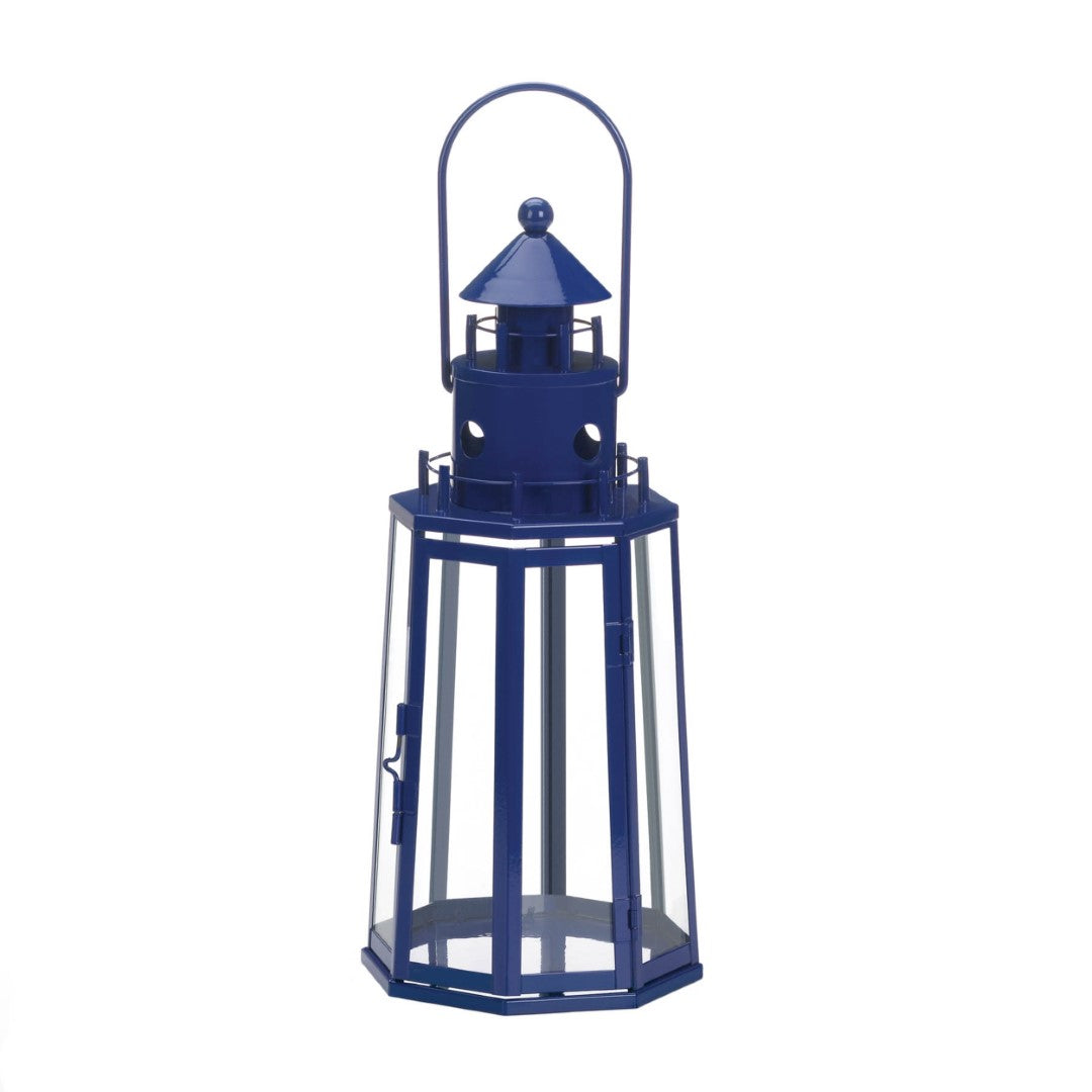 Blue Lighthouse Lantern 