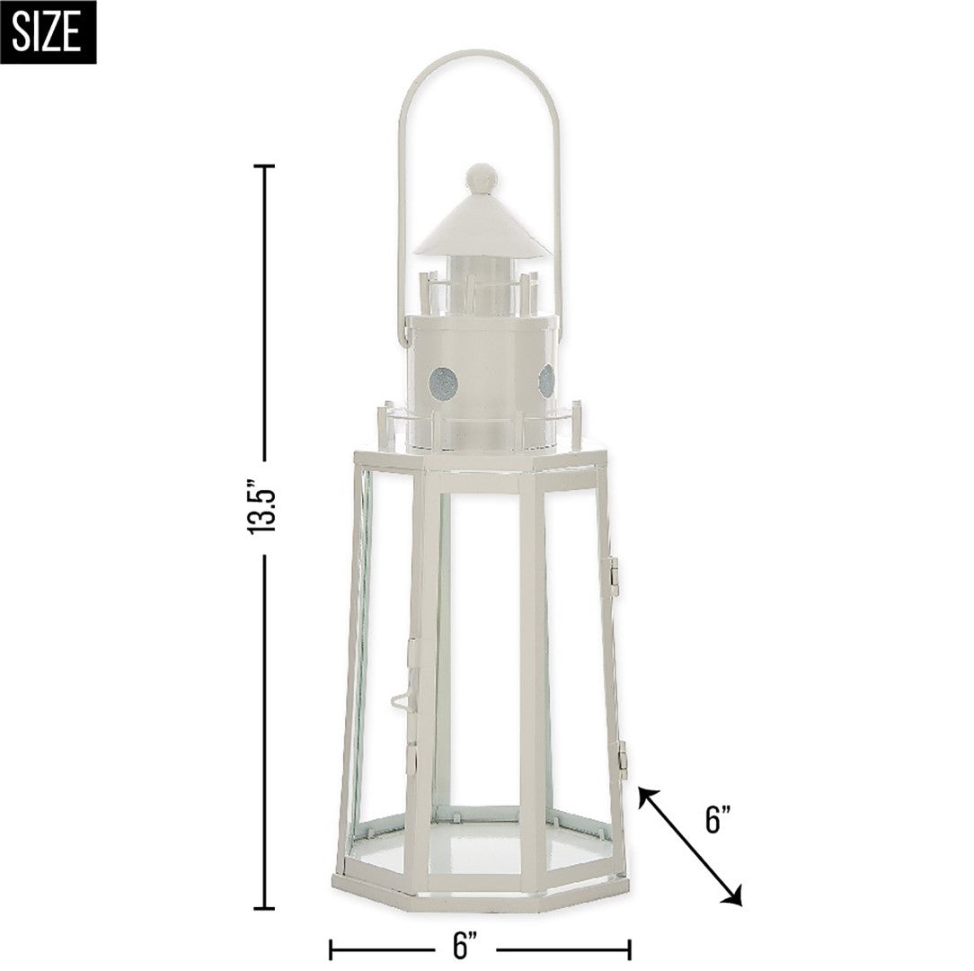 White Lighthouse Lantern 