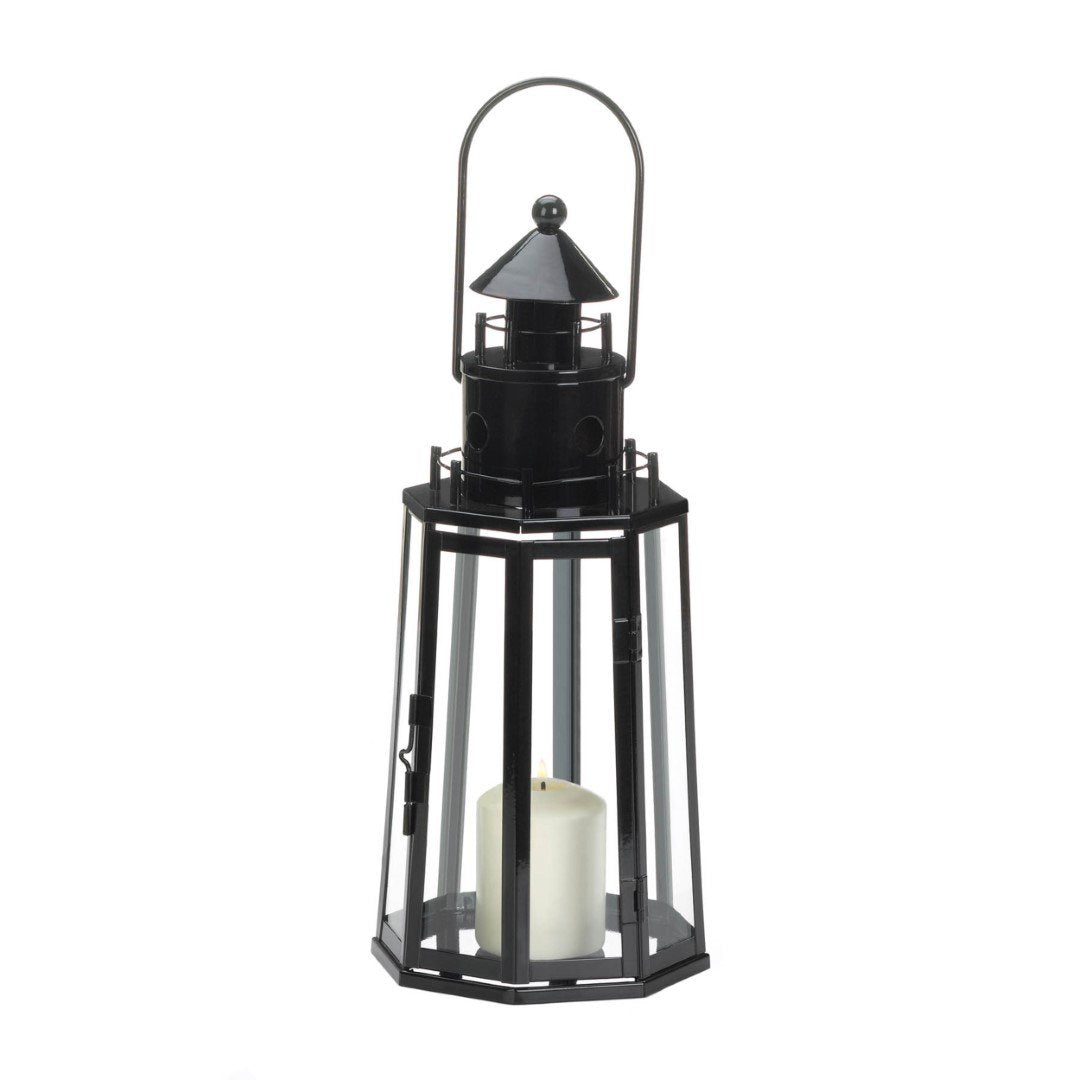 Black Lighthouse Lantern 