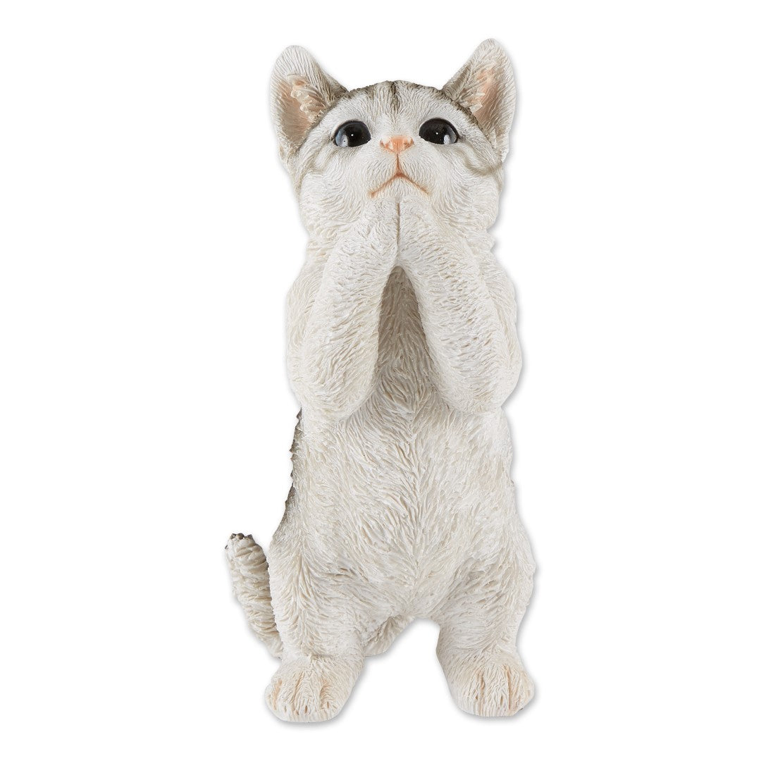 Pretty Please Cat Figurine 