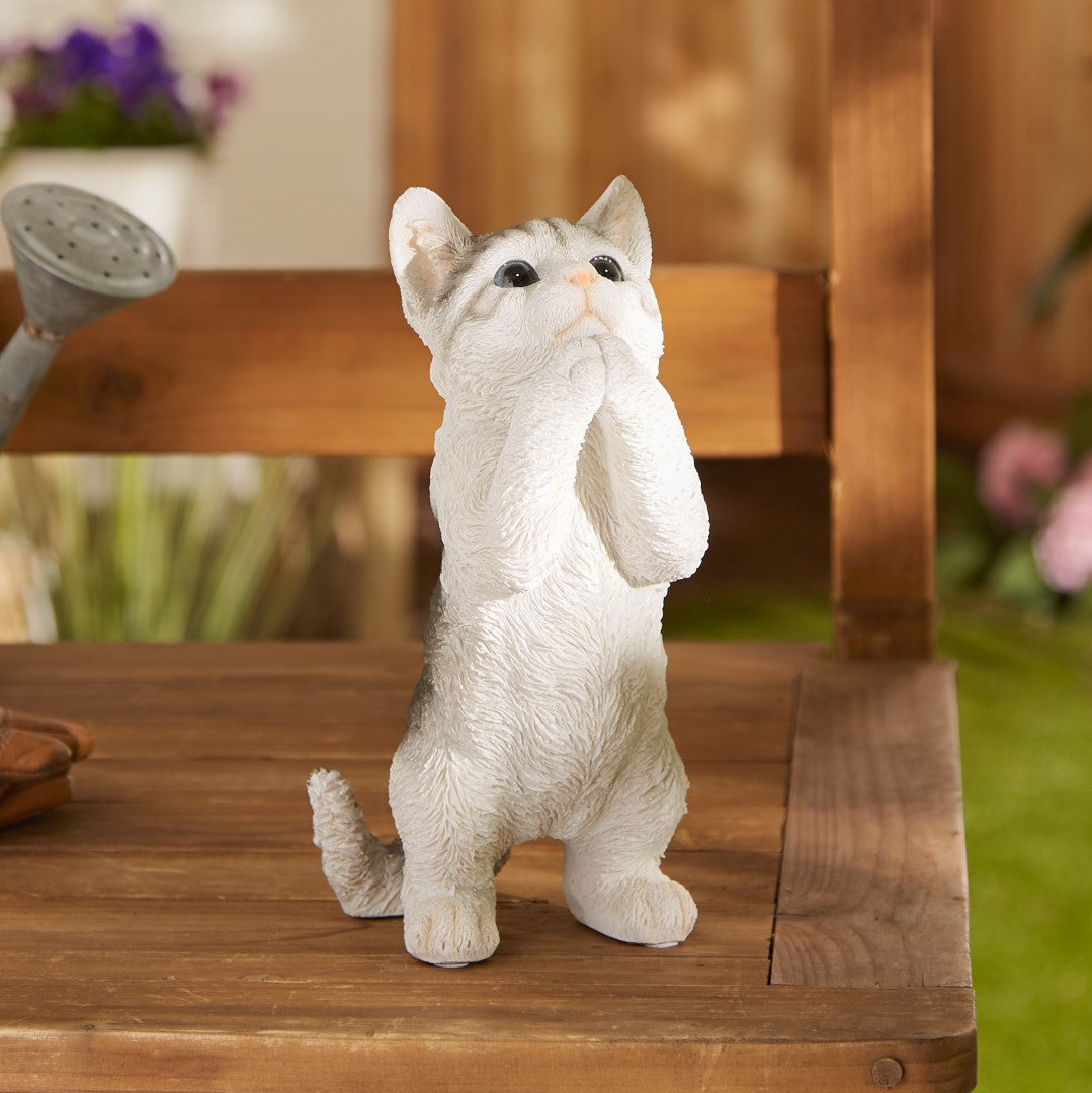 Pretty Please Cat Figurine 