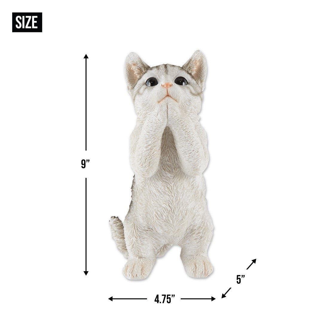 Pretty Please Cat Figurine 