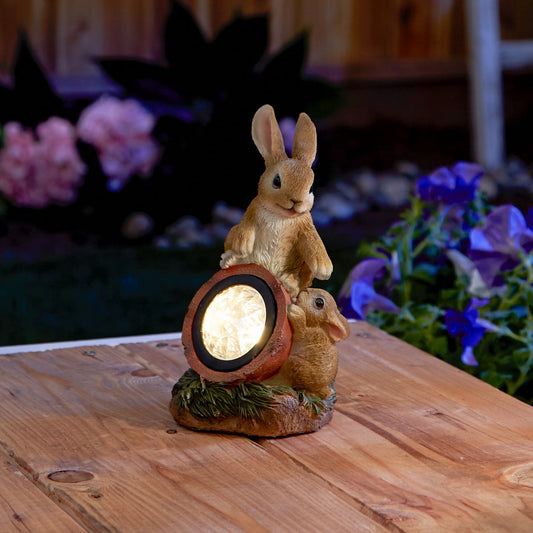 Rabbit W/Solar Light 