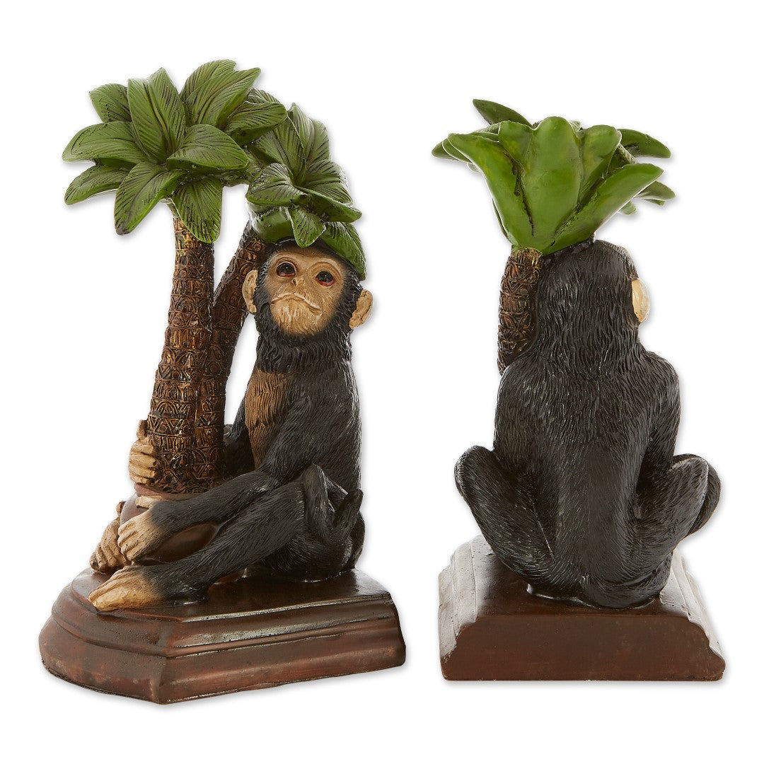 Monkey Bookends 