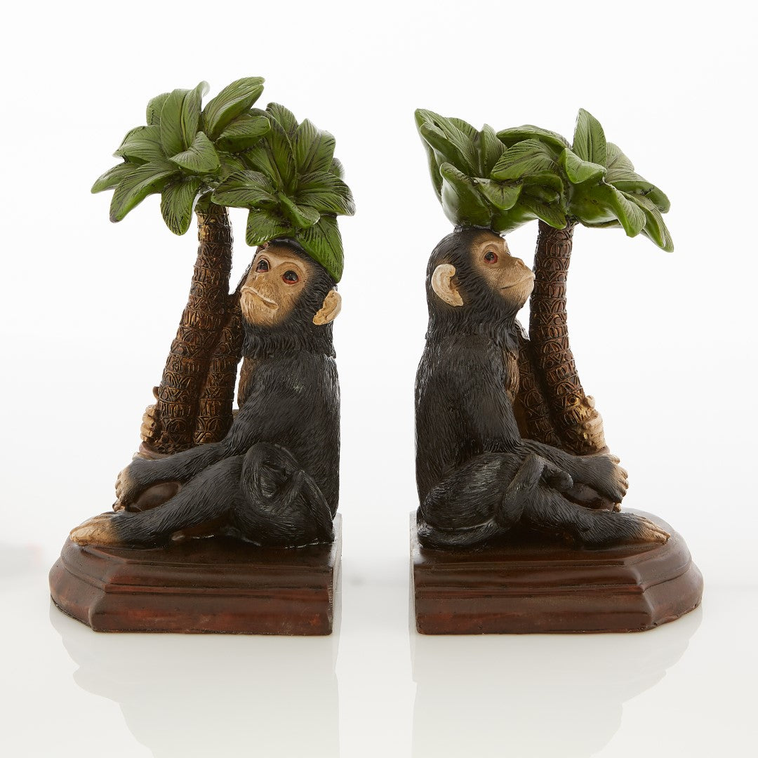 Monkey Bookends 