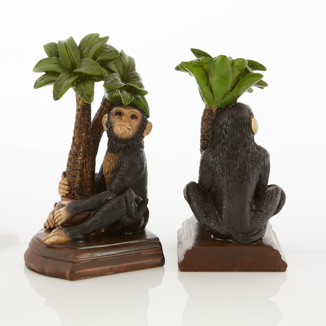 Monkey Bookends 