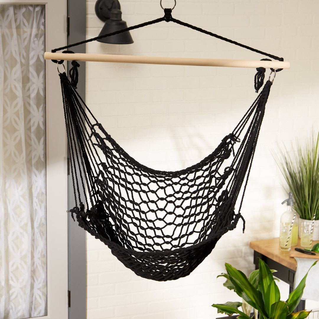 Black Hammock Chair 