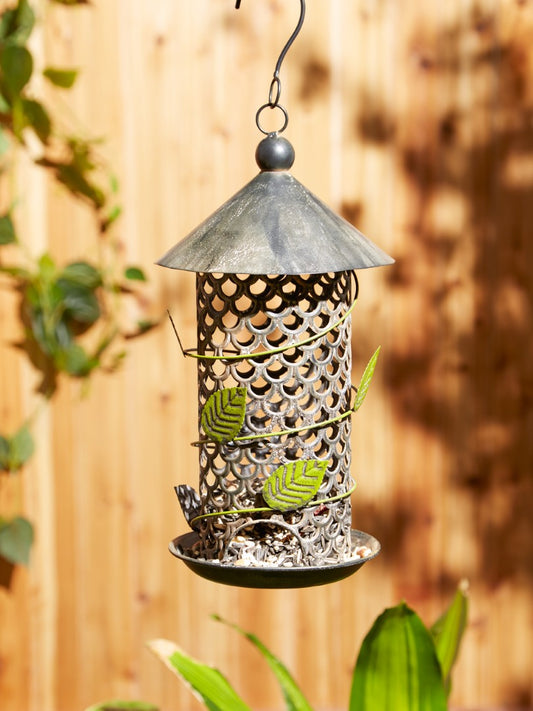 Green Leaf Bird Feeder