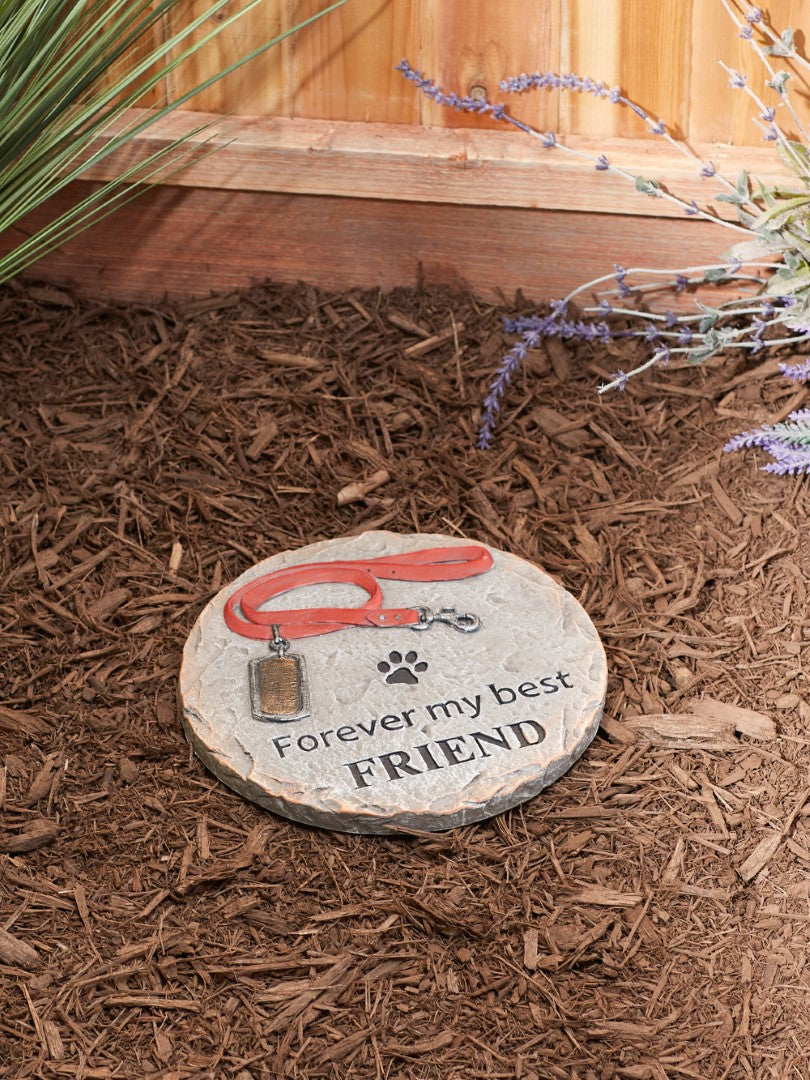 Forever My Best Friend- Pet Memorial Stepping Stone 