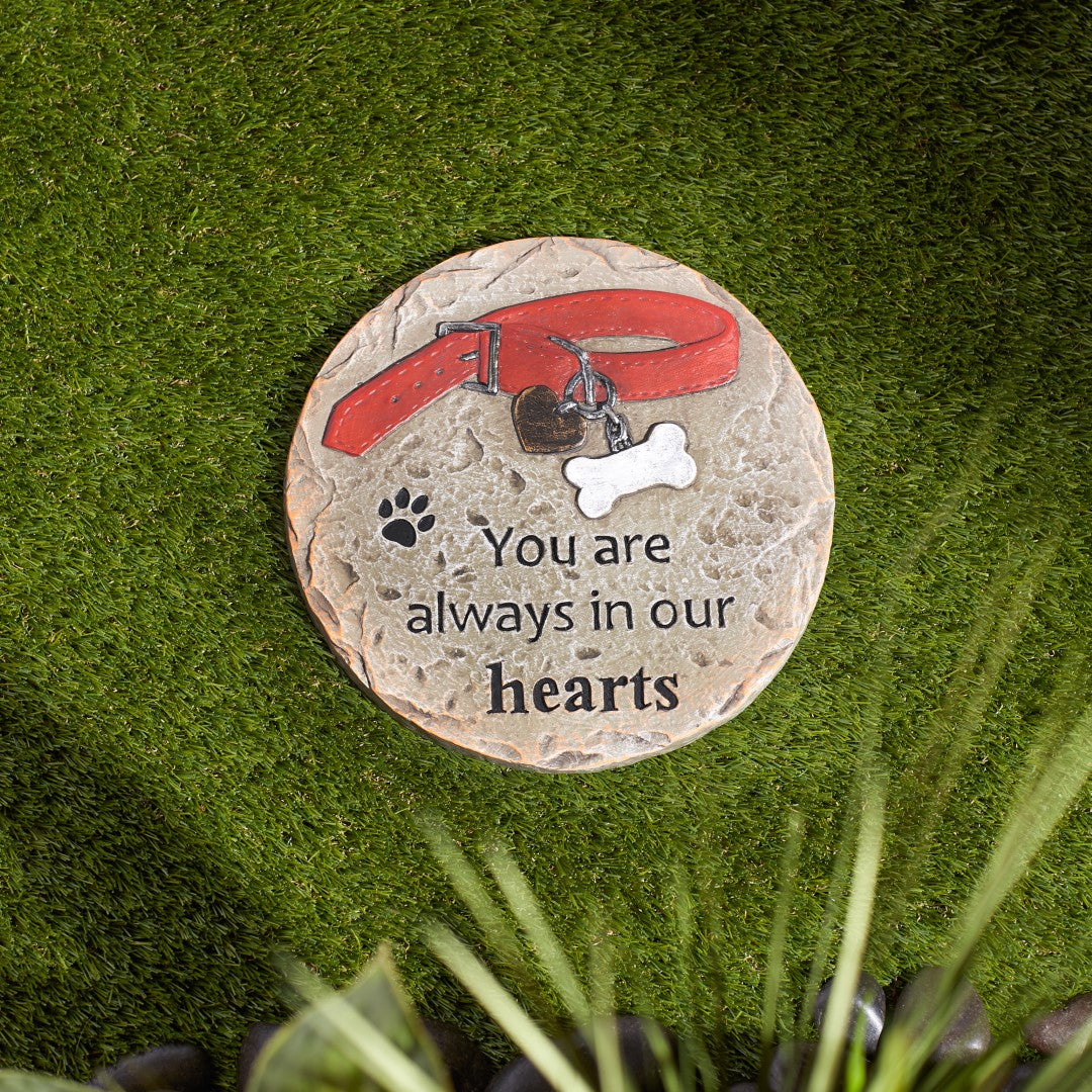 You Are Always In Our Hearts- Pet Memorial Stepping Stone 