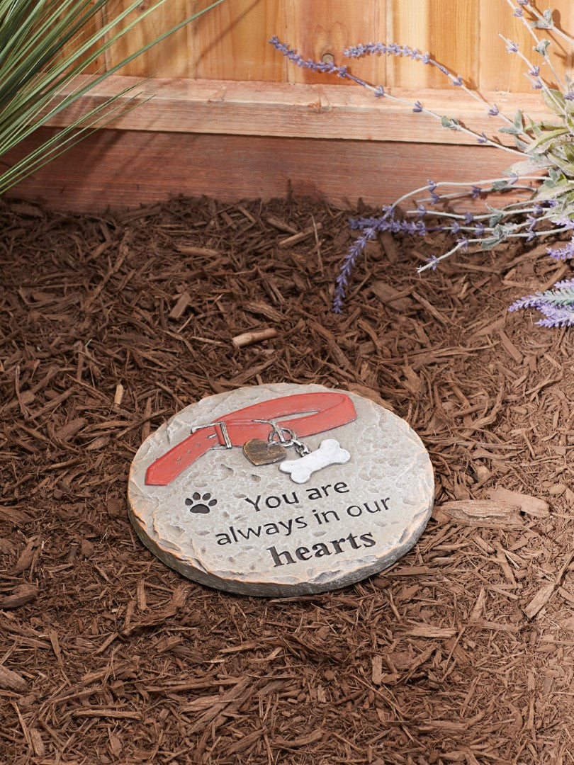 You Are Always In Our Hearts- Pet Memorial Stepping Stone 