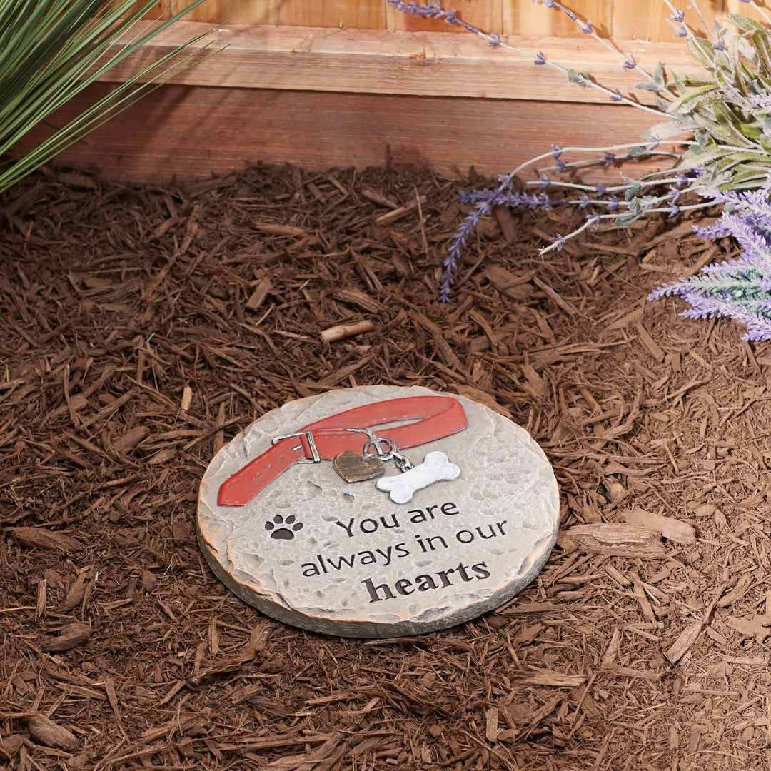 You Are Always In Our Hearts- Pet Memorial Stepping Stone 