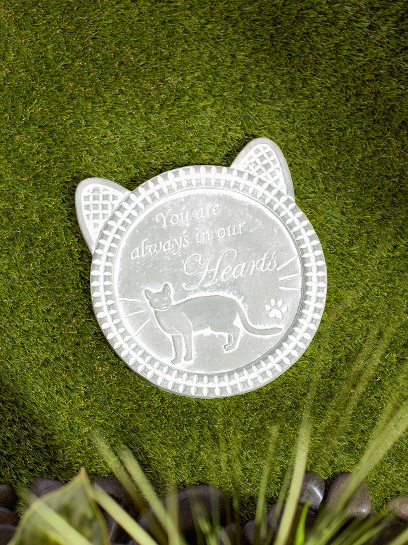 You Are Always In Our Hearts- Cat Memorial Stepping Stone 