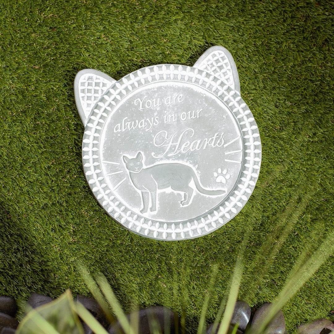 You Are Always In Our Hearts- Cat Memorial Stepping Stone 