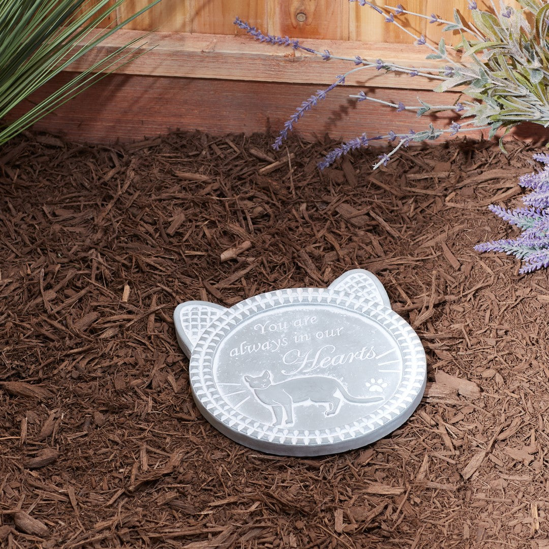 You Are Always In Our Hearts- Cat Memorial Stepping Stone 