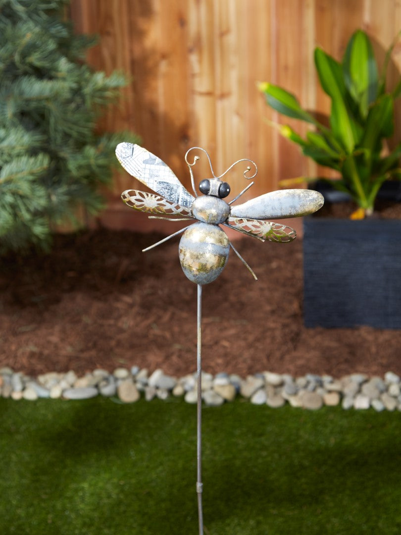 Medium Bee Large Garden Stake