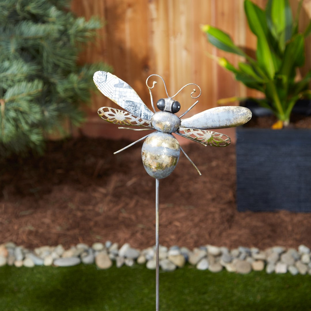 Medium Bee Large Garden Stake