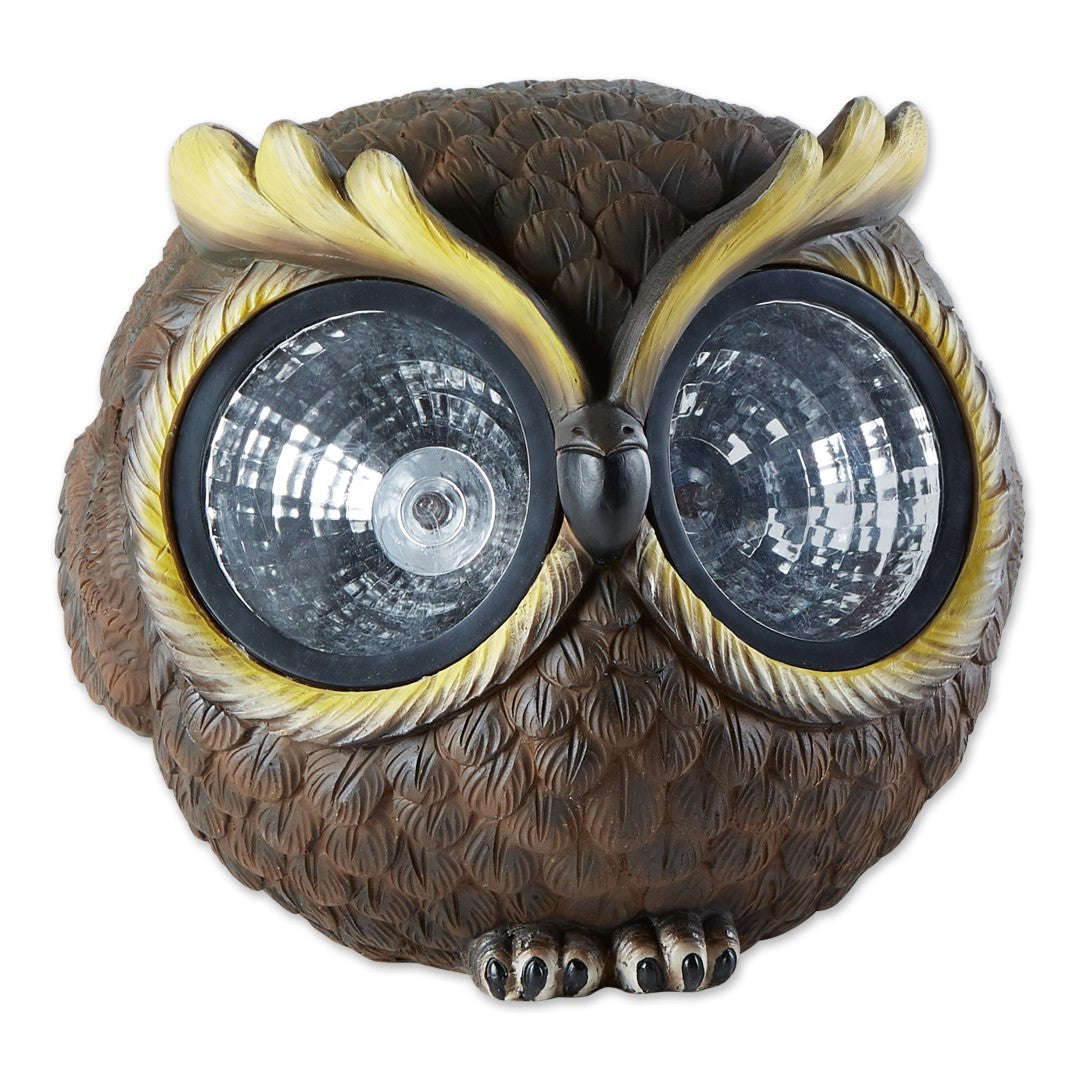 Large Solar Owl Figurine 