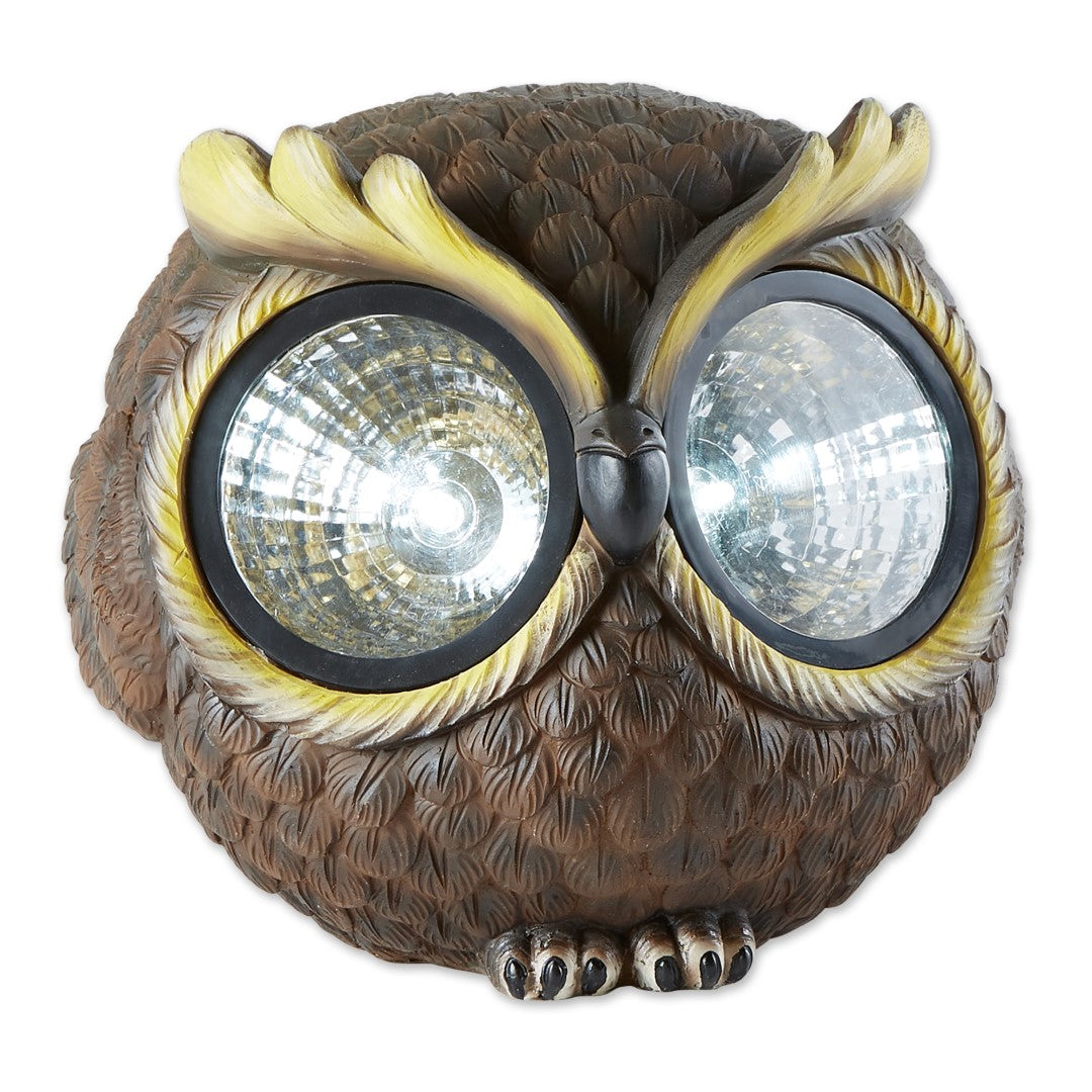 Large Solar Owl Figurine 