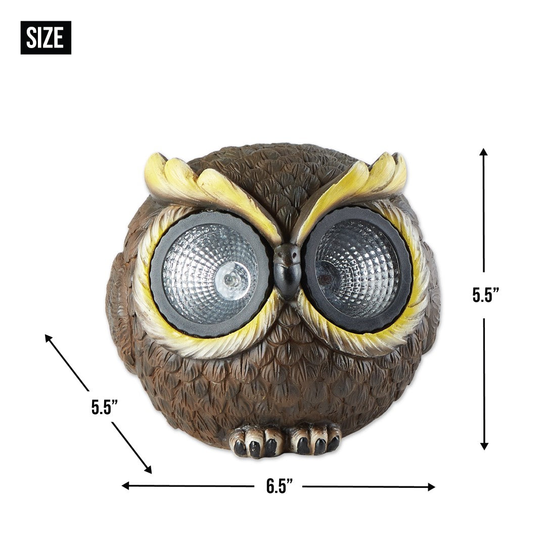 Medium Solar Owl Figurine 