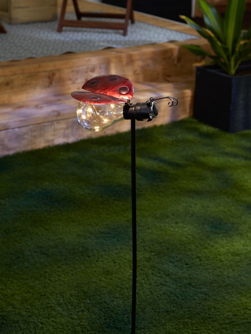 Ladybug Glow Bug Solar Stake 