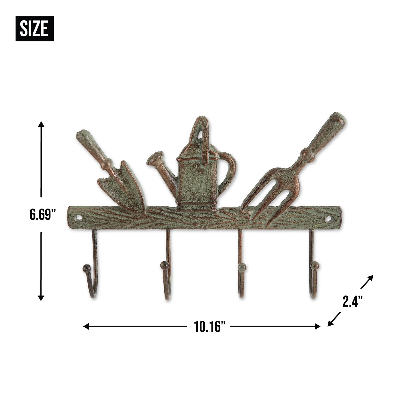 Garden Tools Cast Iron Wall Hook