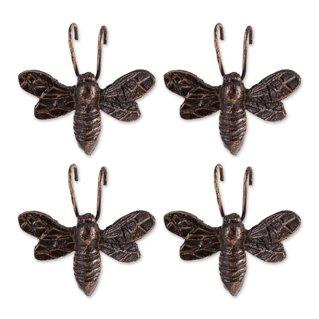 Bee Cast Iron Pot Hanger Set Of 4