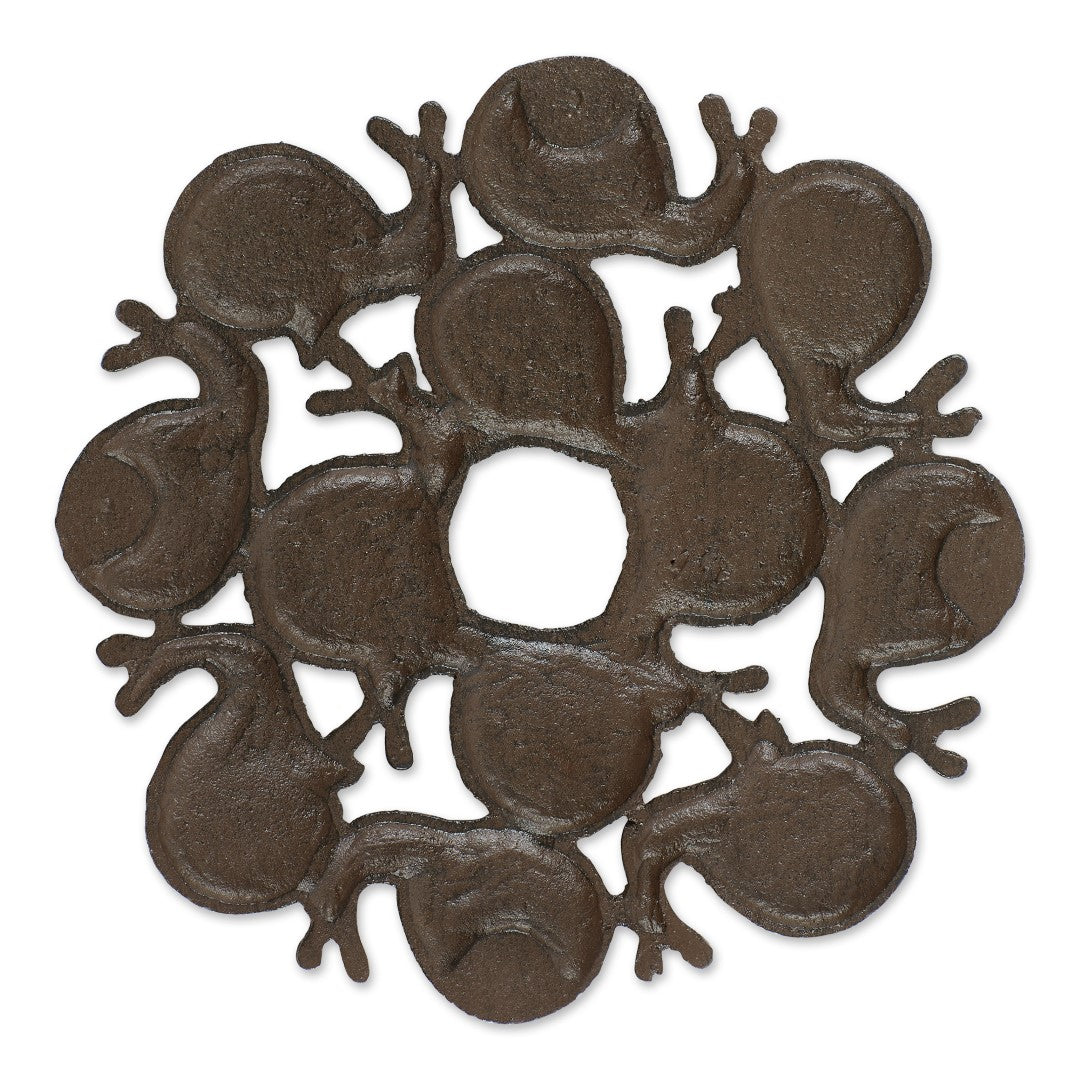 Snail Design Cast Iron Stepping Stone 