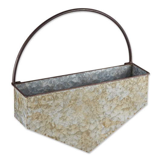 Diamond Galvanized Wall Planter