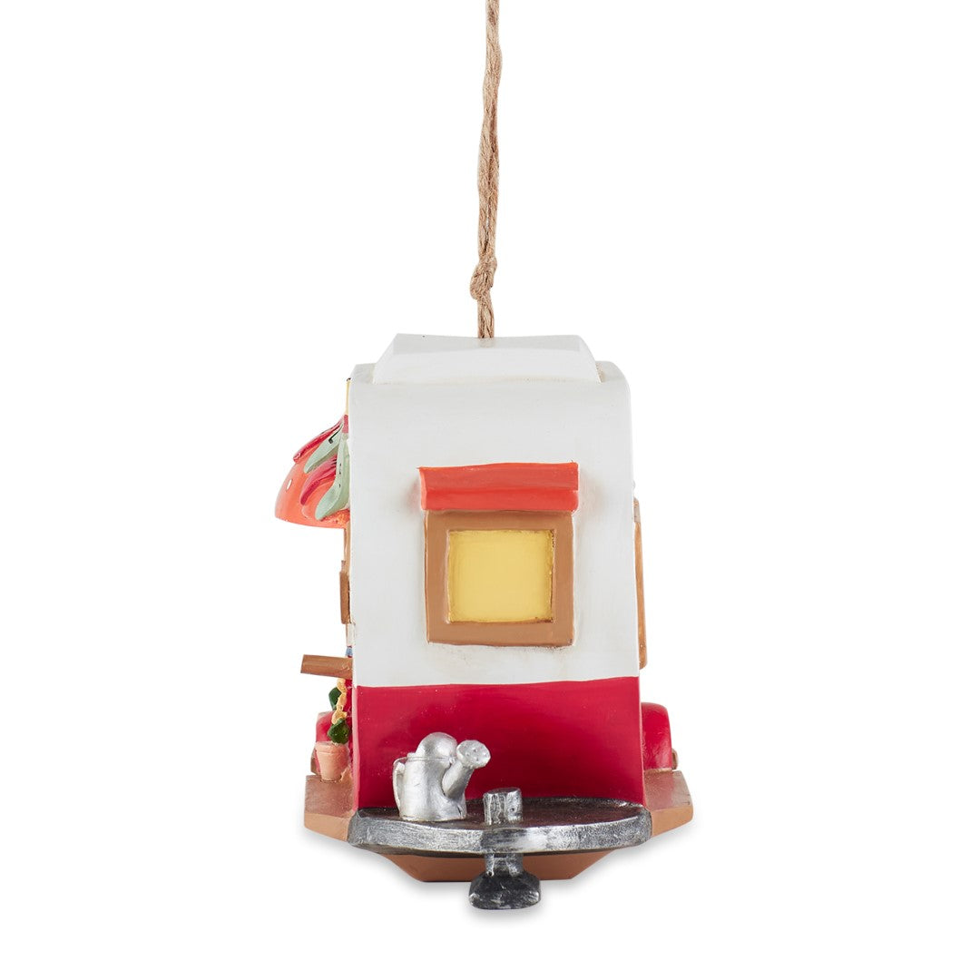 Red And White Camper Birdhouse 