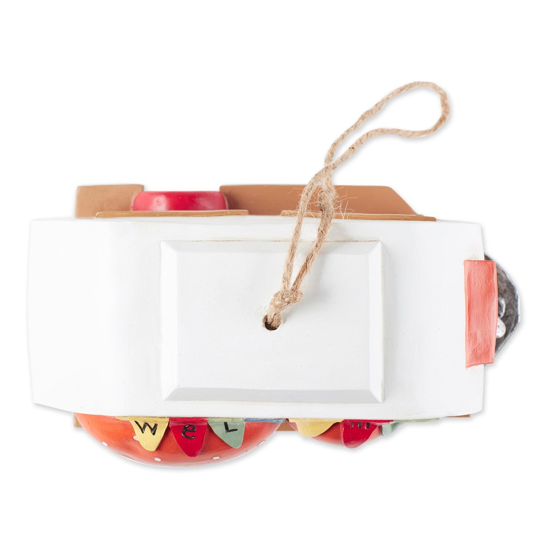 Red And White Camper Birdhouse 