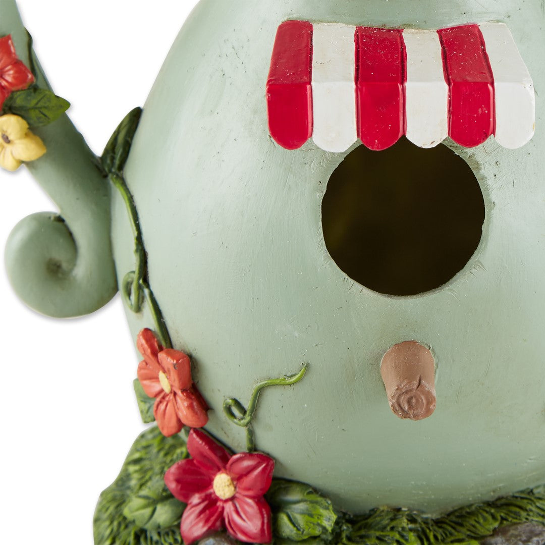 Tall Teapot Birdhouse 