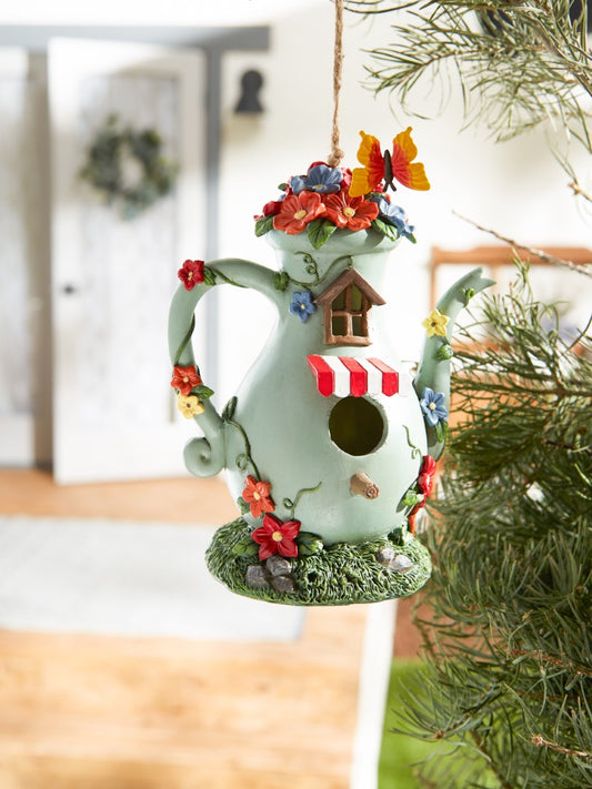 Tall Teapot Birdhouse 