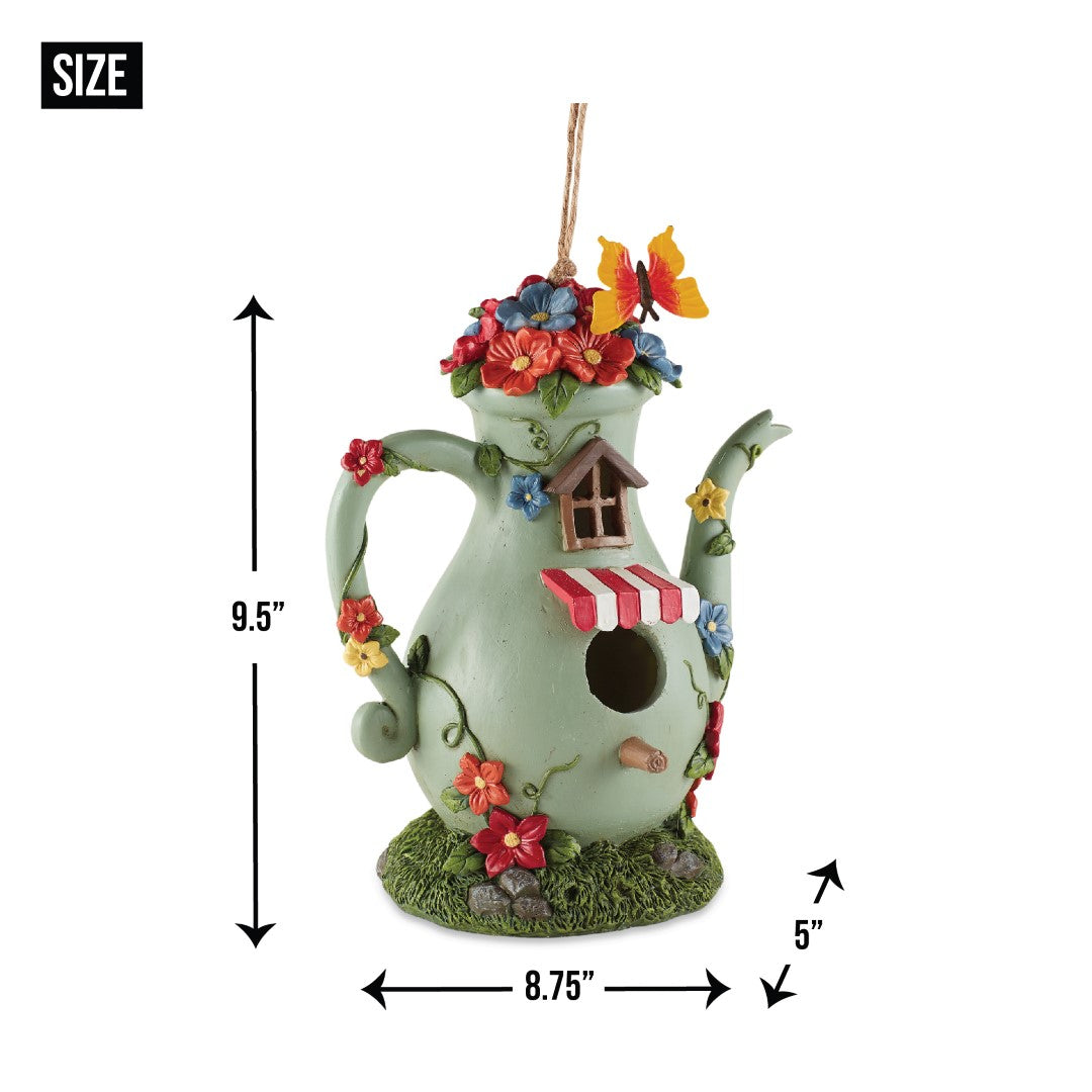 Tall Teapot Birdhouse 