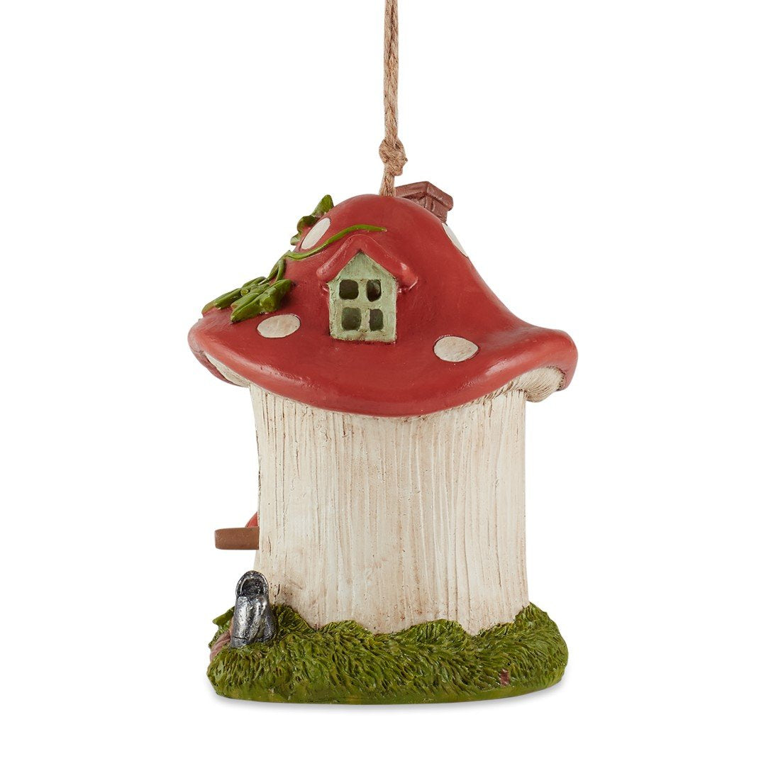 Mushroom Cottage Birdhouse 