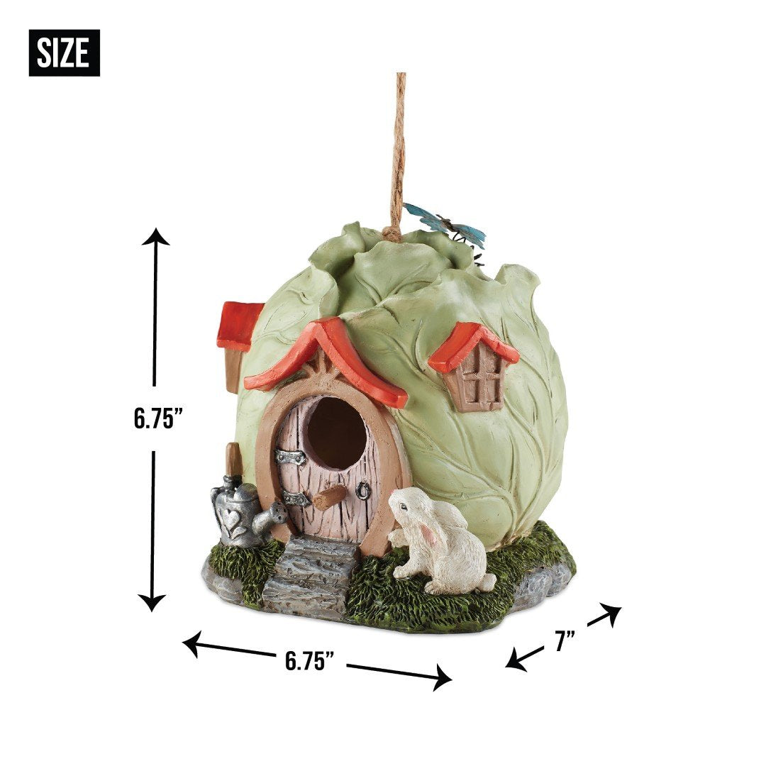 Cabbage Cottage Birdhouse 