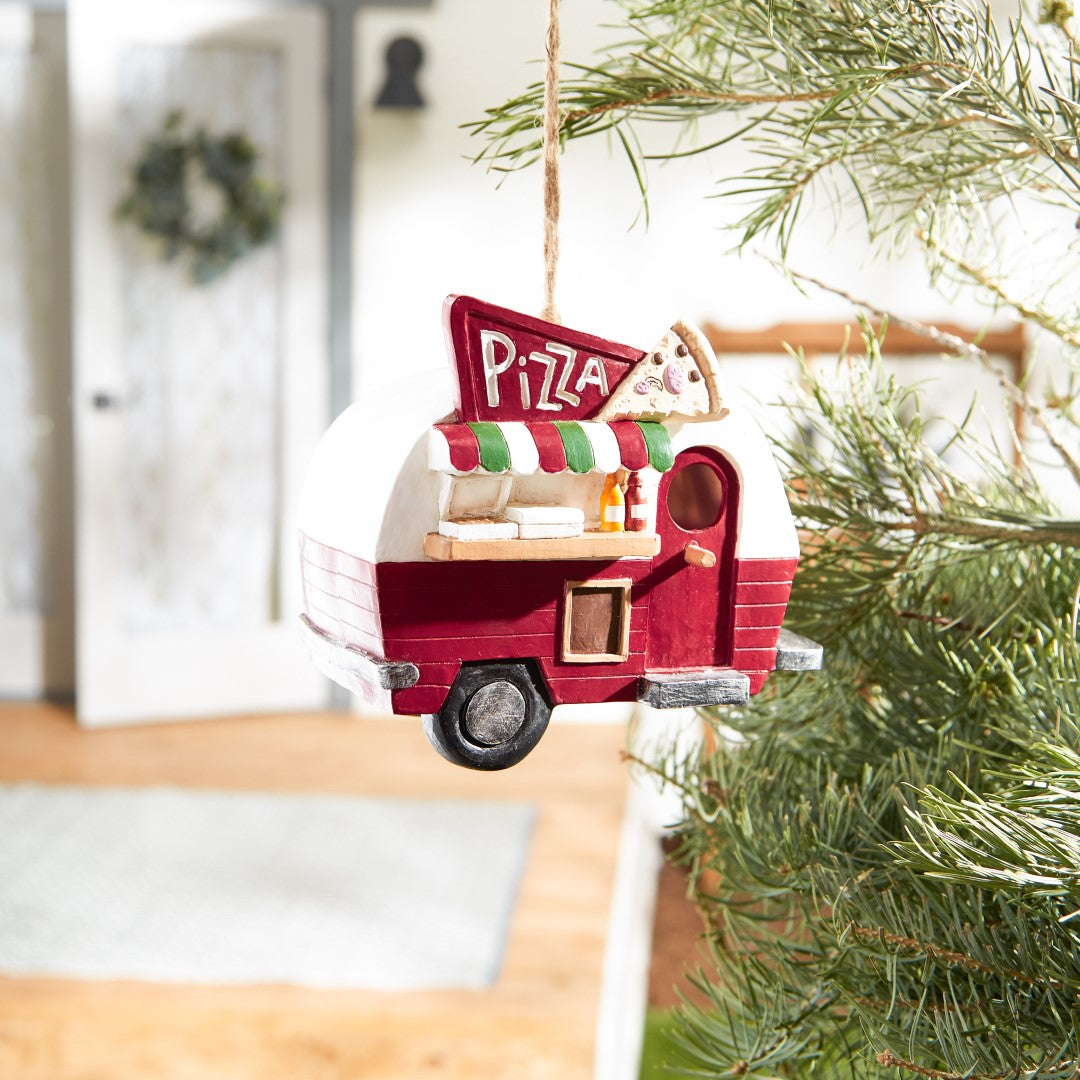 Pizza Food Truck Birdhouse 