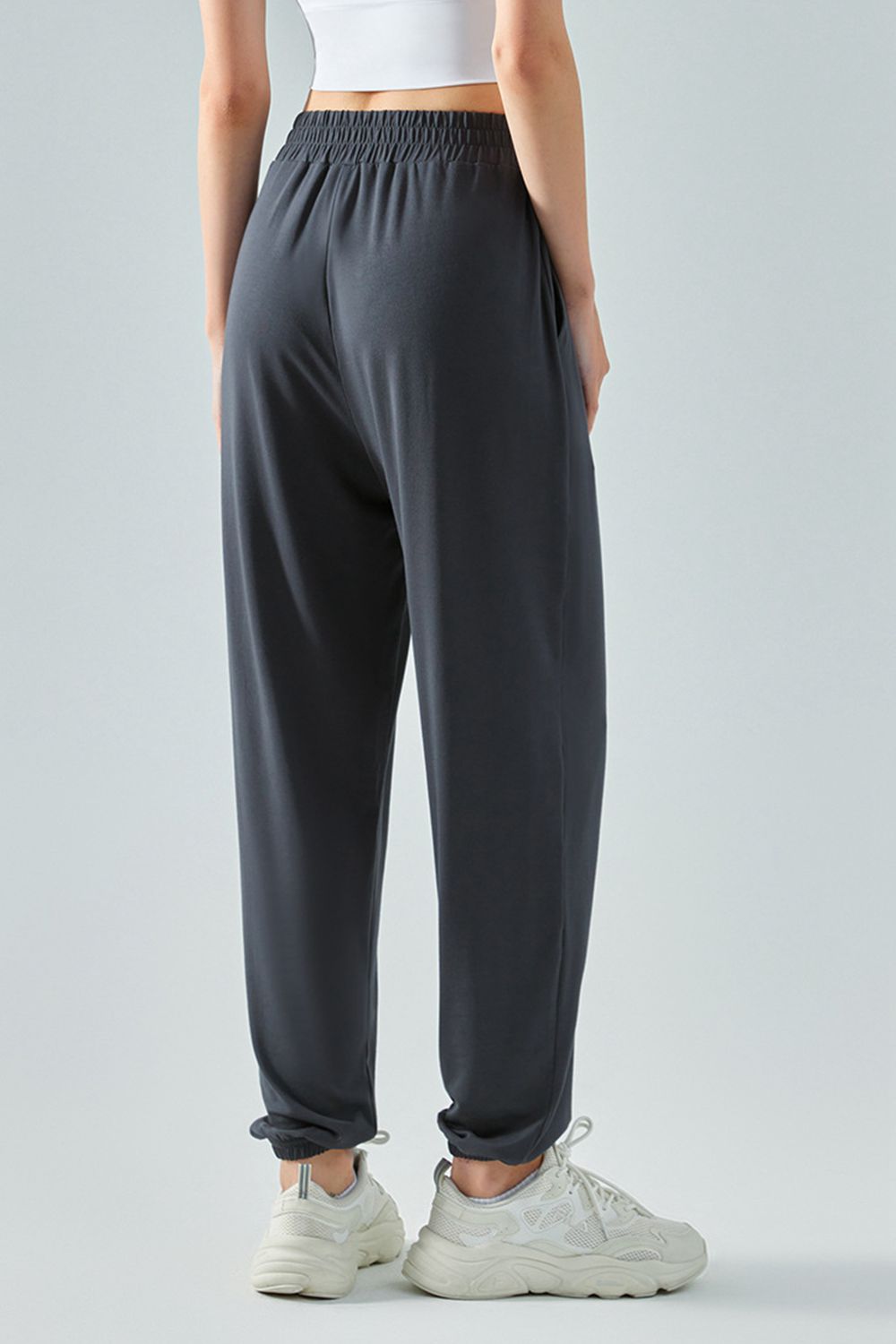 Tie Waist Sports Pants