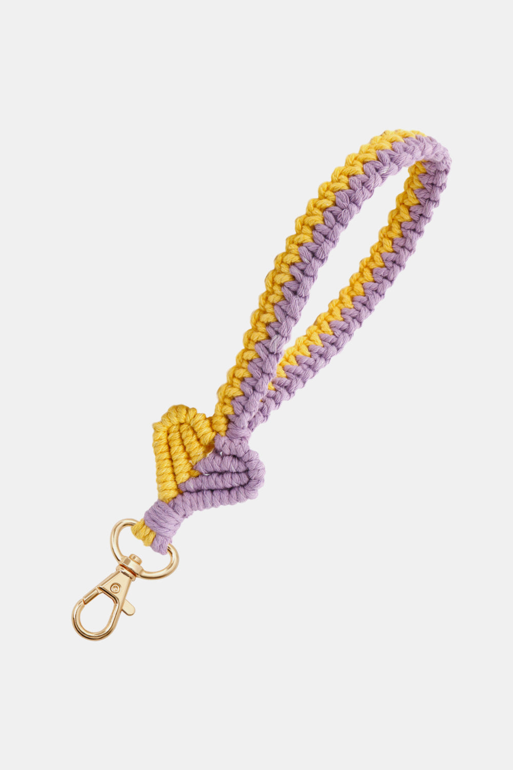 Heart Shape Macrame Key Chain