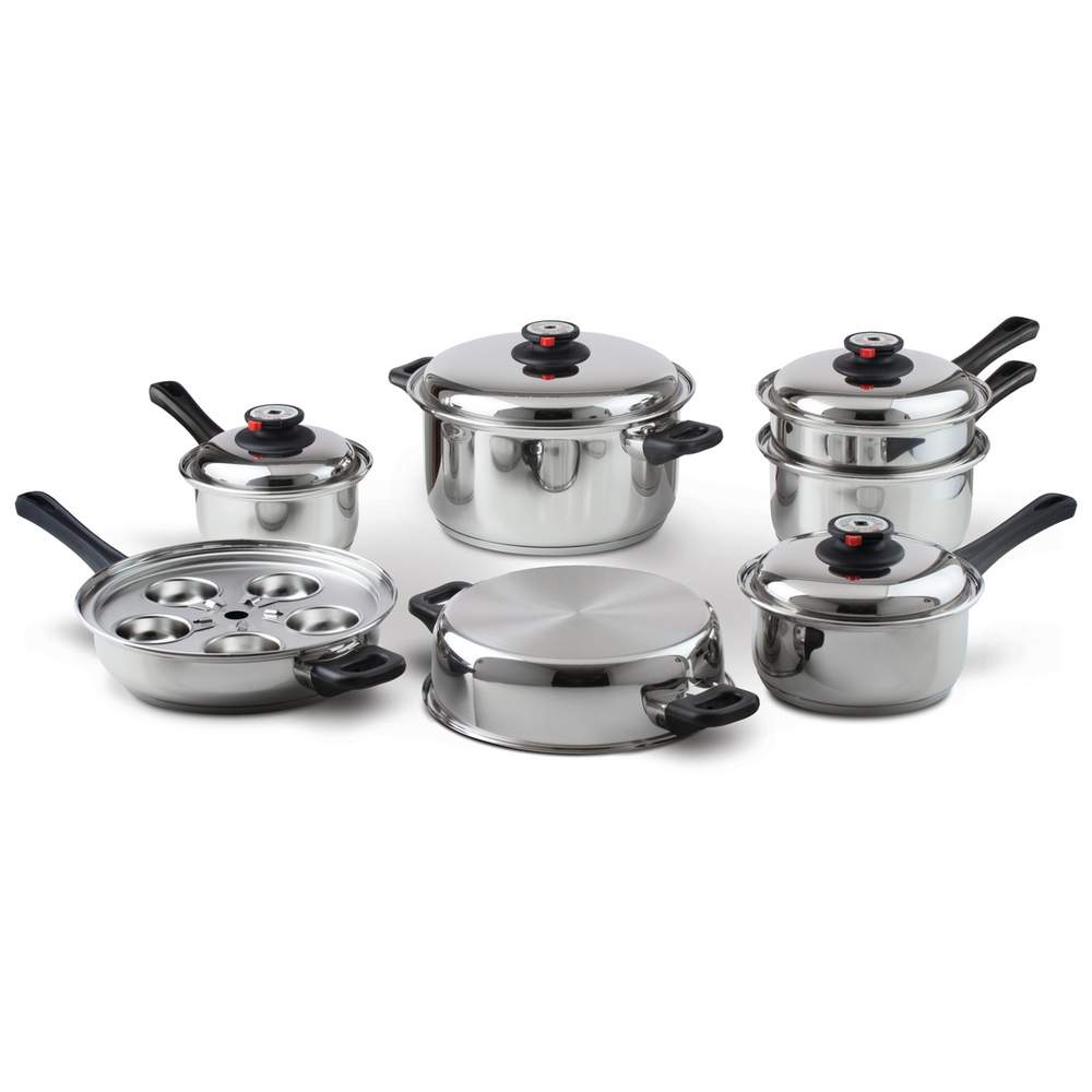 17PC 9 ELEM WATERLESS COOKWARE